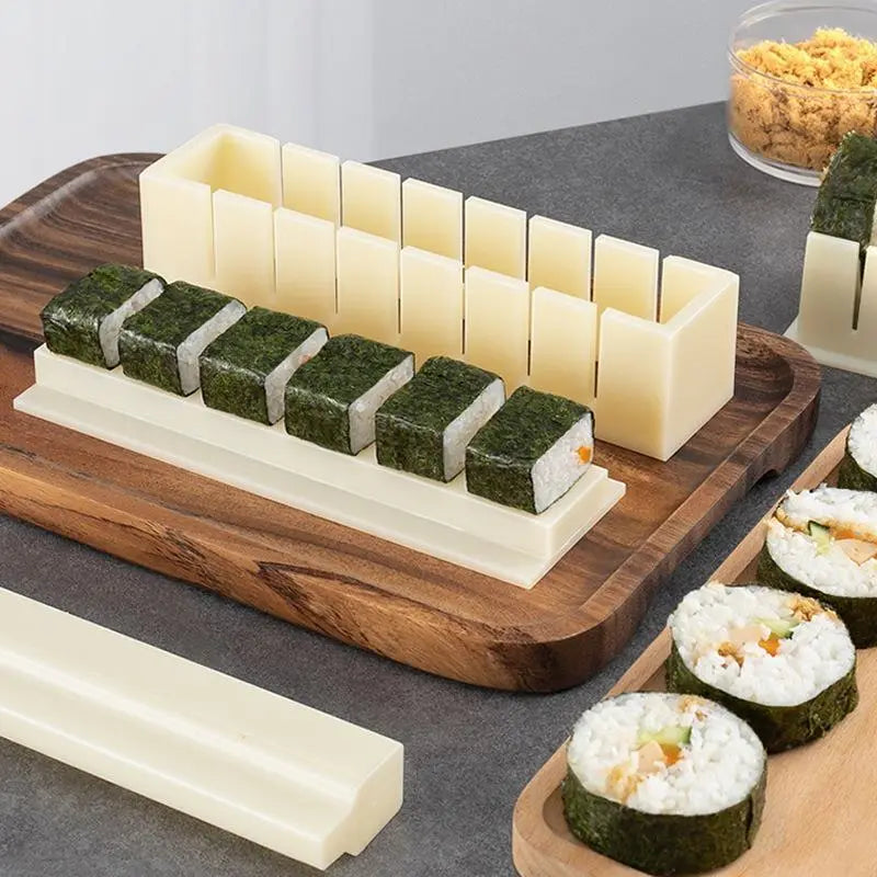 Ultimate Sushi Mold Kit: Easy Home Sushi Maker with Seaweed Rice Roll Tool and Complete Nori Set