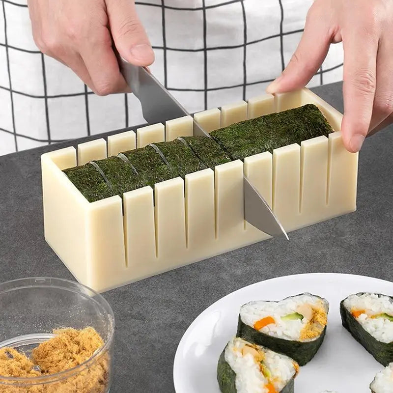 Ultimate Sushi Mold Kit: Easy Home Sushi Maker with Seaweed Rice Roll Tool and Complete Nori Set
