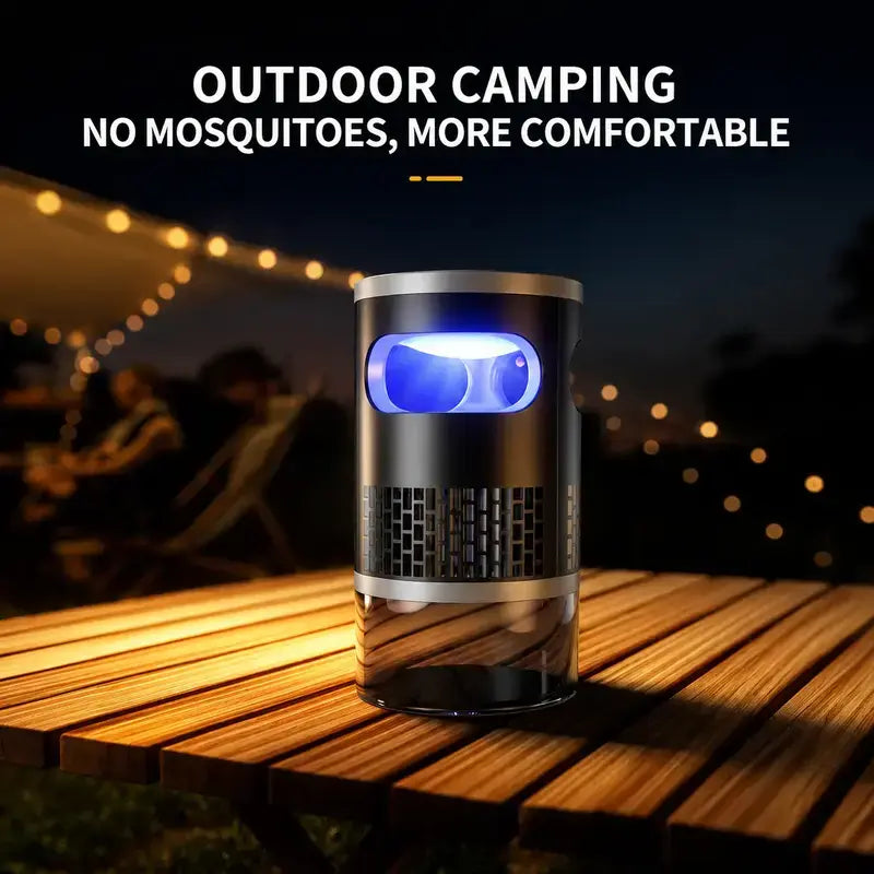 Summervibes Indoor Insect Trap - Ultimate UV Light & Suction Solution for Mosquitoes, Fruit Flies, Gnats & Moths - Silent, Safe & Effective for Your Home