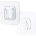 Wall Hooks Organizer with Double-Sided Adhesive Suction Cups - Available in 5, 10, or 15 Pairs for Kitchen and Bathroom Storage Solutions