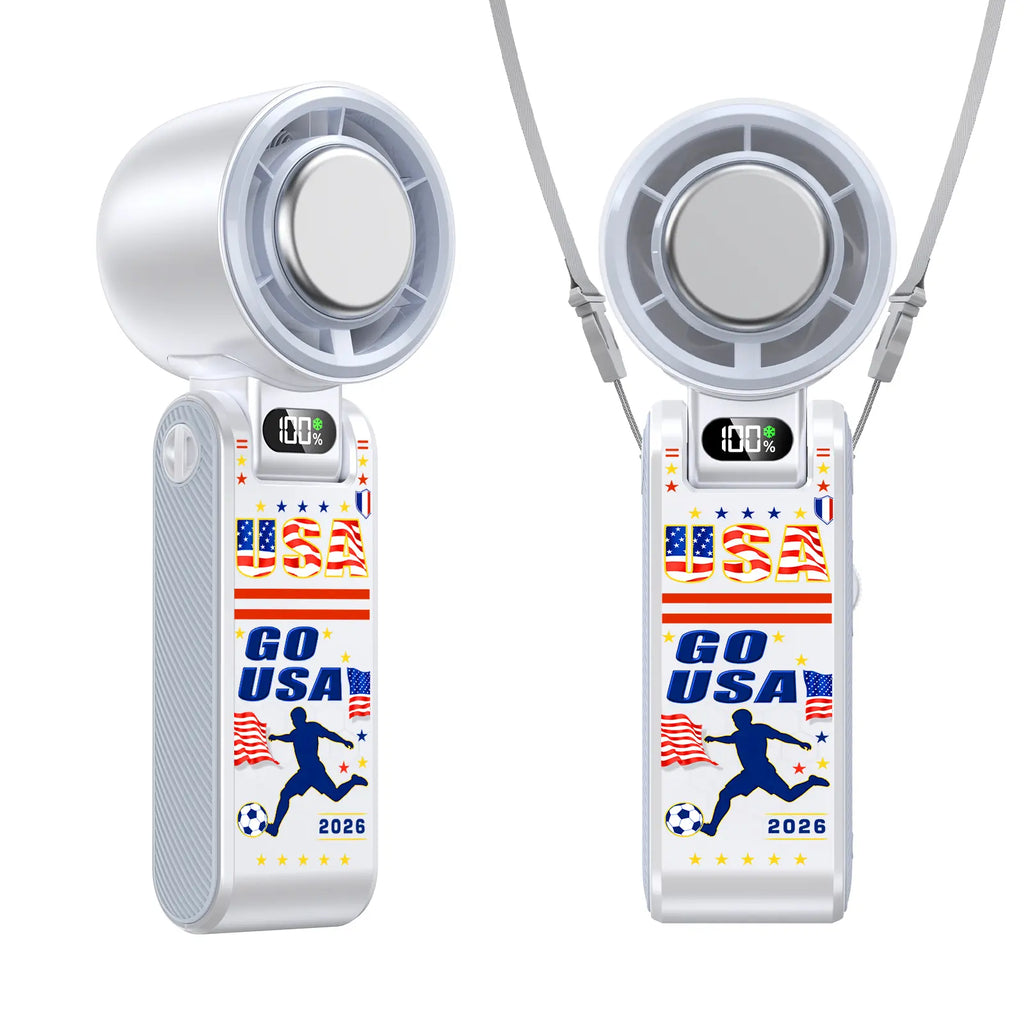Coolhill Foldable High-Speed Handheld Fan - 199 Adjustable Levels for Ultimate Summer Comfort and Travel Essentials