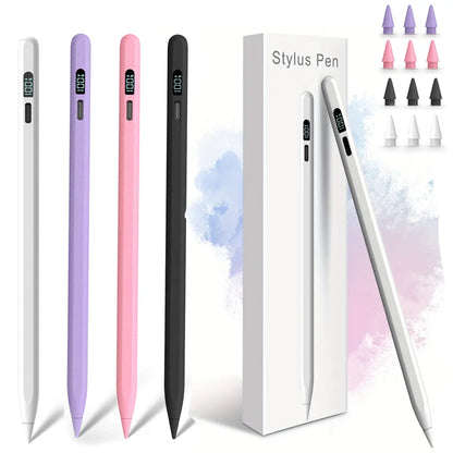 MEKO LED Stylus Pen for iPad (10th/9th/8th/7th/6th Gen), Pro (11"/12.9" M4), Air (5/4/3 M2), Mini (6/5) - Fast Charging, Palm Rejection, Tilt Sensitivity with LED Power Indicator
