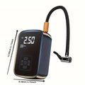 Wireless Portable Air Compressor - Electric Tire Inflator for Motorcycles, Bicycles, Boats, and More
