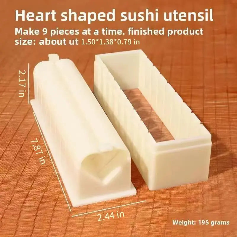 Ultimate Sushi Mold Kit: Easy Home Sushi Maker with Seaweed Rice Roll Tool and Complete Nori Set
