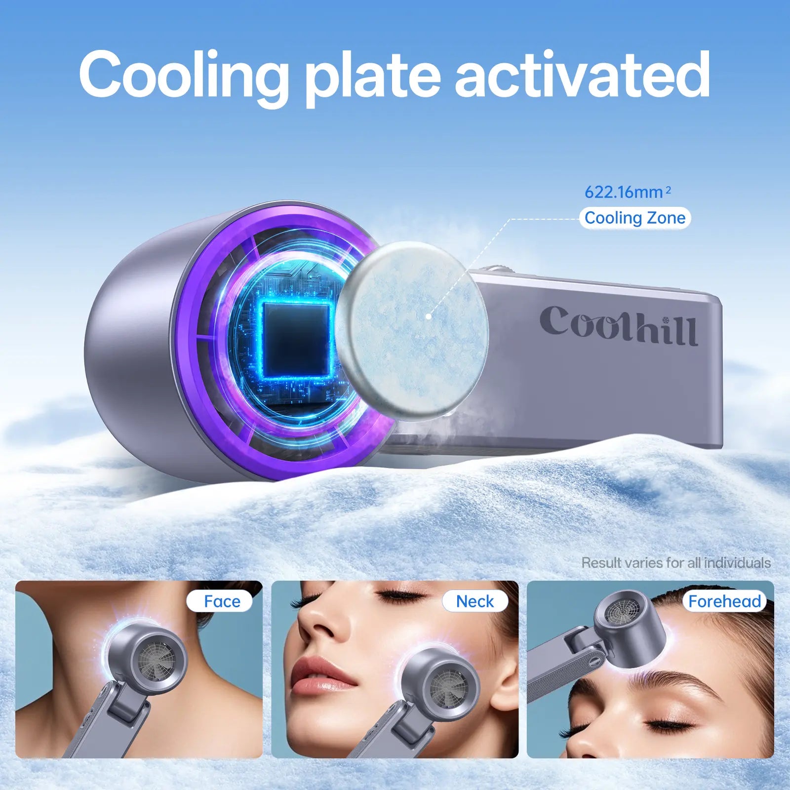 Coolhill Foldable High-Speed Handheld Fan - 199 Adjustable Levels for Ultimate Summer Comfort and Travel Essentials