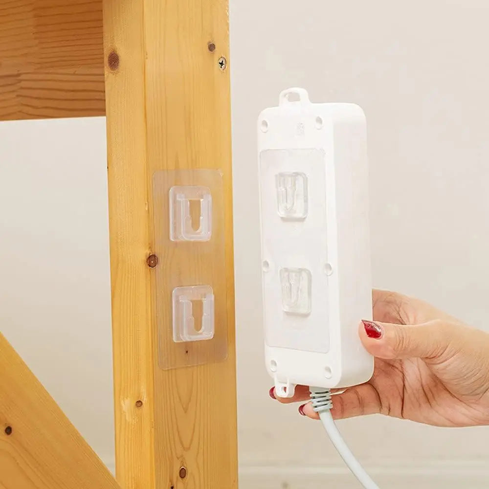 Wall Hooks Organizer with Double-Sided Adhesive Suction Cups - Available in 5, 10, or 15 Pairs for Kitchen and Bathroom Storage Solutions