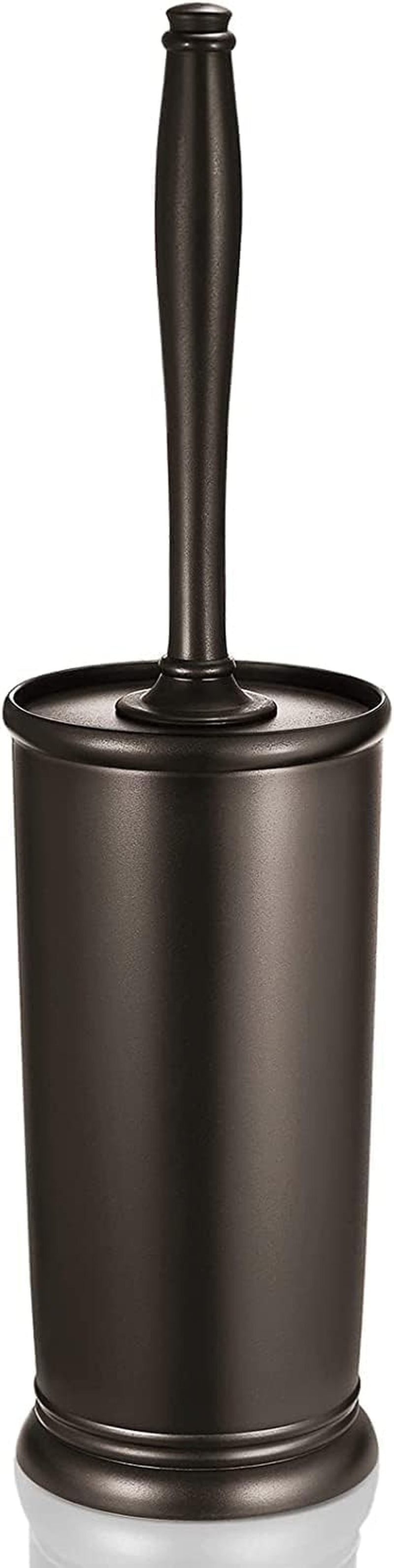 Toilet Bowl Brush Holder Set: Elegant Bronze Toilet Scrubber and Caddy for Deep Cleaning and Decorative Bathroom Accessories