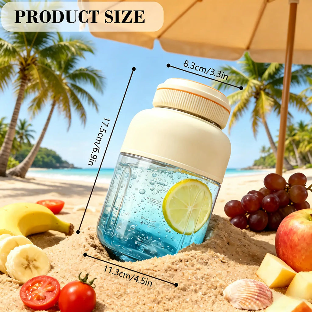 Portable 44Oz Wireless USB Rechargeable Juicer Blender - Perfect for Smoothies, Creams, and Healthy Meals on the Go! Ideal for Camping, Fitness, and Home Use!