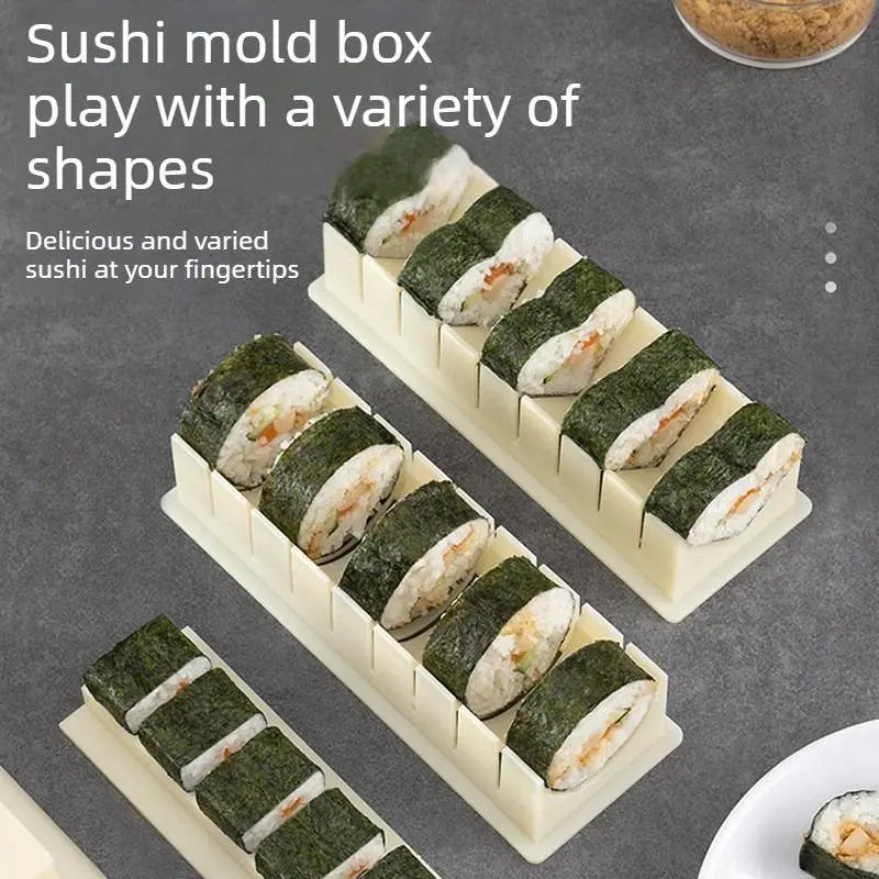 Ultimate Sushi Mold Kit: Easy Home Sushi Maker with Seaweed Rice Roll Tool and Complete Nori Set