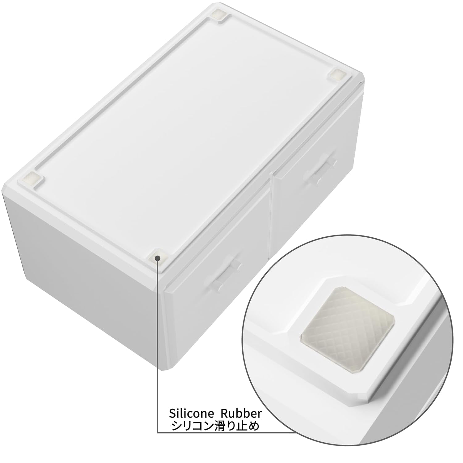 Cosmetic Organizer with 12 Drawer Storage System in White