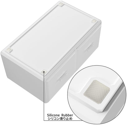 Cosmetic Organizer with 12 Drawer Storage System in White