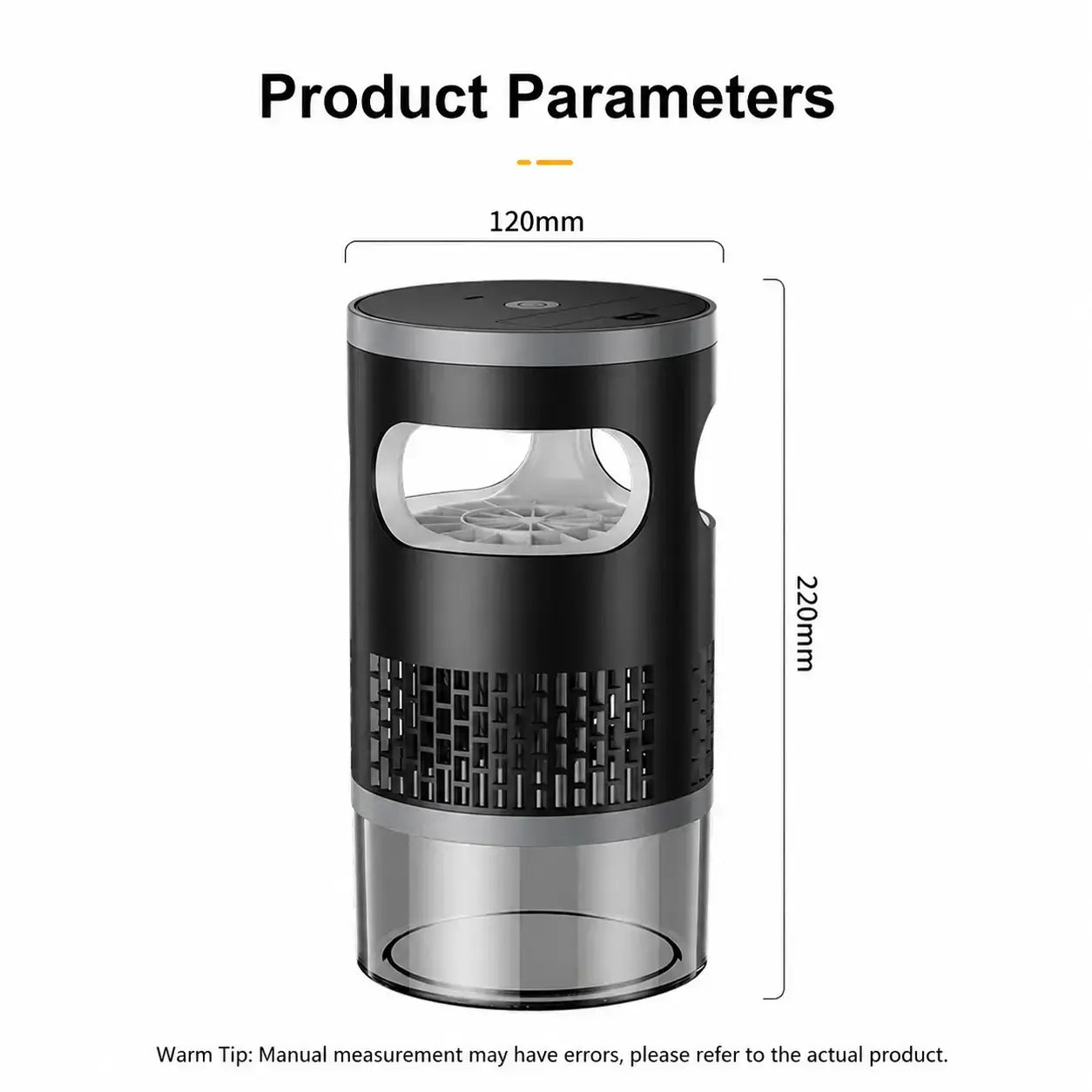 Summervibes Indoor Insect Trap - Ultimate UV Light & Suction Solution for Mosquitoes, Fruit Flies, Gnats & Moths - Silent, Safe & Effective for Your Home